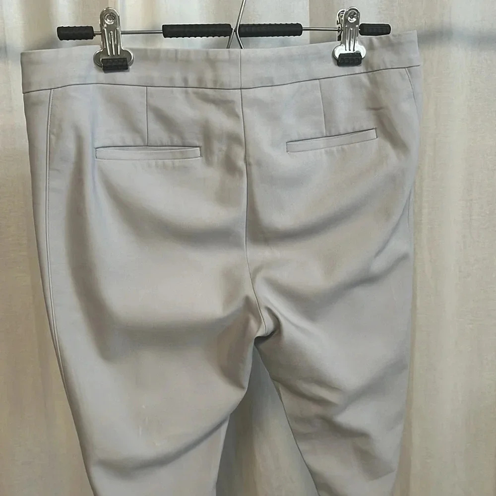 LE CHATEAU Straight Ankle Pants Grey, Size 8 - Picture 7 of 7